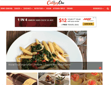Tablet Screenshot of culinaryone.com